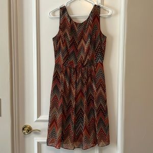 Sleeveless fit and flare dress, size 4